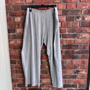 Polo Ralph Lauren mens waffle knit lounge pajama pants gray XL